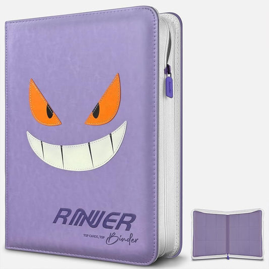 Ultimate 9 Pocket Trading Card Binder - Store 360 Cards in Style with Eco - Friendly Purple Design - Bits&Bots